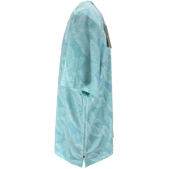 Tommy Bahama Men’s Medium Riviera Azure Grande Fronde IslandZone V-Neck Tee - Picture 5 of 6